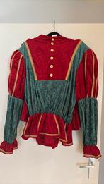 Prachtig pietenpak zware kwaliteit met cape, Kerstmis of Sinterklaas, Maat 42/44 (L), Ophalen of Verzenden, Zo goed als nieuw