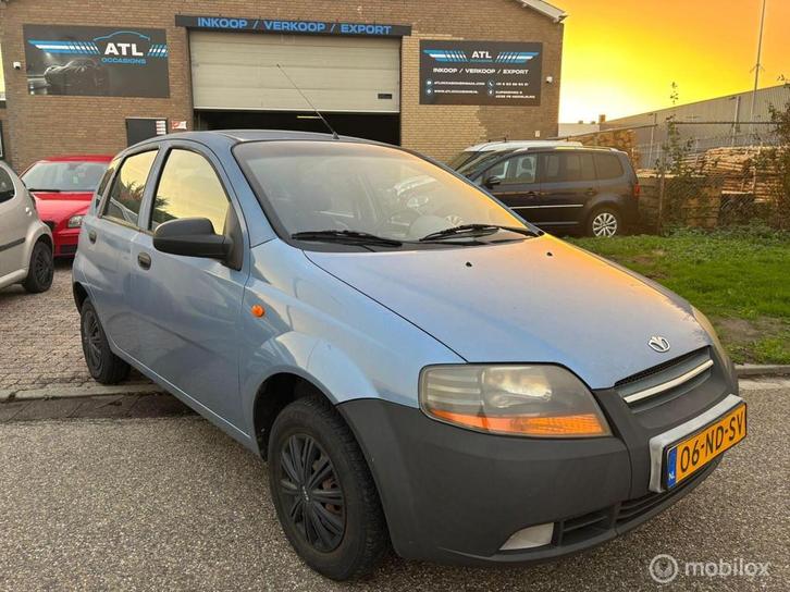 Nette Daewoo Kalos 1.2 Benzine NIEUWE APK !, Auto's, Daewoo, Bedrijf, Te koop, Kalos, ABS, Airbags, Alarm, Centrale vergrendeling