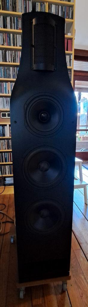 T&A Criterion TCI 2A aktieve luidsprekers, Audio, Tv en Foto, Luidsprekers, Gebruikt, Front, Rear of Stereo speakers, 120 watt of meer