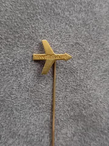 Speldje Swissair - vliegtuig (luchtvaartmaatschappij Zwitser beschikbaar voor biedingen