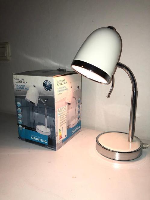 Bureaulamp table lamp flexible neck, merk Grundig, Huis en Inrichting, Lampen | Tafellampen, Nieuw, Minder dan 50 cm, Metaal, Ophalen of Verzenden
