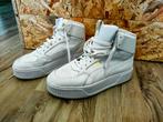 Leren hoge witte Puma sneakers maat 42, Ophalen of Verzenden, Zo goed als nieuw, Wit