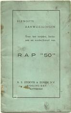 RAP 50 aanwijzingen instructieboek Stokvis (5208z), Fietsen en Brommers, Handleidingen en Instructieboekjes, Ophalen of Verzenden