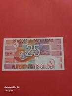 25 gulden 1989 Roodborstje UNC, Postzegels en Munten, Bankbiljetten | Nederland, Ophalen of Verzenden, 25 gulden, Los biljet