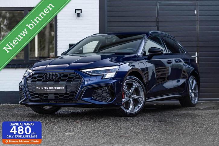 Audi A3 Sportback 45 TFSI e S-Line Matrix Trekhaak Massage, Auto's, Audi, Bedrijf, Te koop, A3, ABS, Achteruitrijcamera, Adaptive Cruise Control