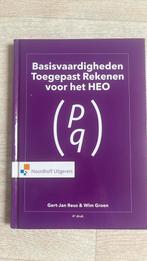 Basisvaardigheden Toegepast Rekenen voor het HEO, Ophalen of Verzenden, Zo goed als nieuw, G.J.S Reus; W.E. Groen, Nederlands