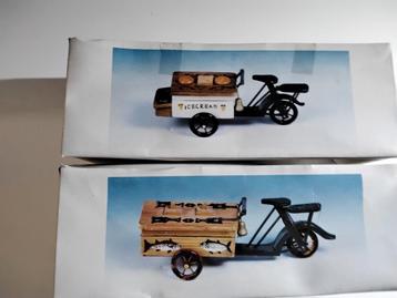 3 x leuke mini bak fietsen met de hand gemaakt  beschikbaar voor biedingen