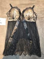 Babydoll - Maat L, 80C, Transparant, Onbekend, Verzenden, Zwart, Nachtkleding