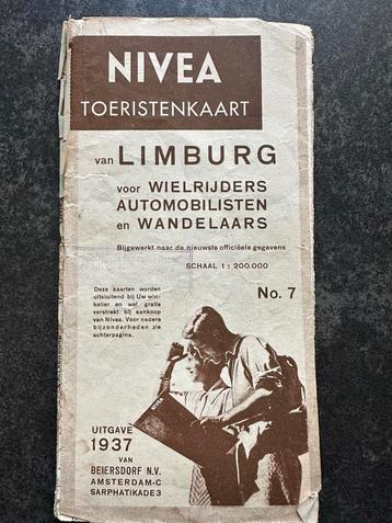 Nivea Toeristenkaart Limburg 1937 beschikbaar voor biedingen