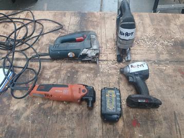 kapotte machines panasonic deco + impact fein bosch blauw beschikbaar voor biedingen