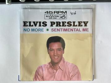 ELVIS PRESLEY: NO MORE - SENTIMENTAL ME VG  (ITALY) beschikbaar voor biedingen