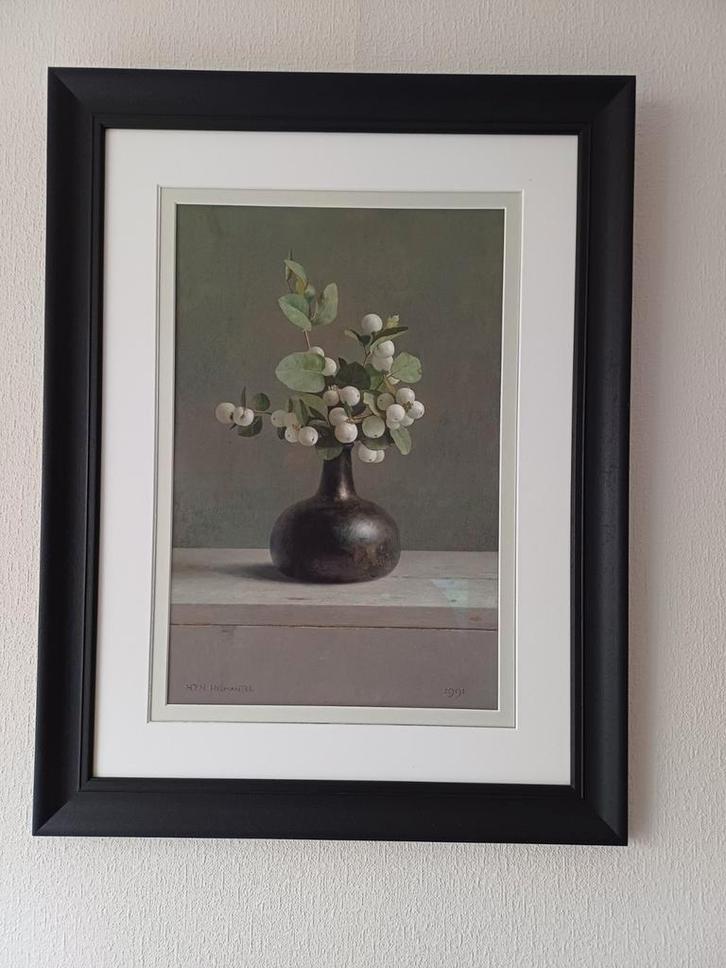 Henk Helmantel Giclée - Stilleven met Sneeuwbes, Antiek en Kunst, Kunst | Schilderijen | Klassiek, Ophalen