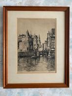 Ets ,    H.E.   Roodenburg  .  1895 - 1987, Antiek en Kunst, Ophalen of Verzenden