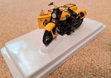 BSA motorfiets met zijspan, Oxford Diecast, Wegenwacht, 1:76 beschikbaar voor biedingen