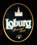 Uit inboedel: Loburg bier lichtreclame , perfecte staat, Verzenden, Zo goed als nieuw, Reclamebord, Plaat of Schild, Overige merken