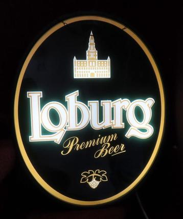 Uit inboedel: Loburg bier lichtreclame , perfecte staat  beschikbaar voor biedingen