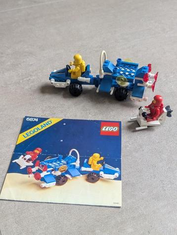 Vintage Lego 6874 Moon Rover (Space) beschikbaar voor biedingen