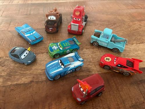 Disney pixar cars autos 9 stuks, Kinderen en Baby's, Speelgoed | Speelgoedvoertuigen, Zo goed als nieuw, Ophalen of Verzenden