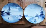 Wandborden "Delfts blauw" 35cm doorsnee (2e keus), Antiek en Kunst, Antiek | Porselein, Ophalen
