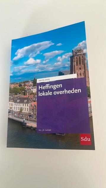 Wettenbundel heffingen lokale overheden editie 2025 beschikbaar voor biedingen