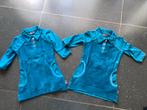 Tweeling meisjes jurkje / jurk blauw Dutch Heroes mt 86/92, Ophalen of Verzenden, Zo goed als nieuw, Kleding