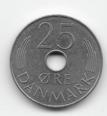 Denemarken 25 øre 1987 KM# 861.3 beschikbaar voor biedingen