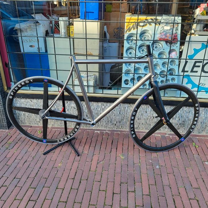 Titanium frame Ritchey wcs carbon voorvork, Fietsen en Brommers, Fietsen | Racefietsen, Zo goed als nieuw, Overige merken, Meer dan 20 versnellingen