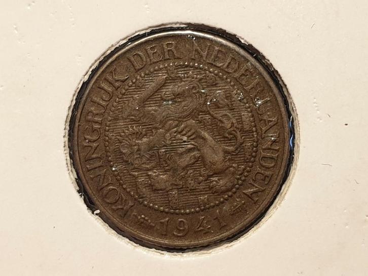1 cent 1941 nr.10 (04), Postzegels en Munten, Munten | Nederland, 1 cent, Koningin Wilhelmina, Ophalen of Verzenden