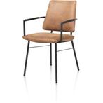 6 Nieuwe Armleuning stoelen, 6 HALEN = 5 BETALEN, Faas H&H, Ophalen, Metaal, Bruin, Nieuw