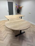 Mooi bureau met spreekgedeelte, Huis en Inrichting, Bureaus, Ophalen, Zo goed als nieuw