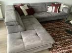 Hoekbank grijs, Huis en Inrichting, Banken | Complete zithoeken, Ophalen, Zo goed als nieuw