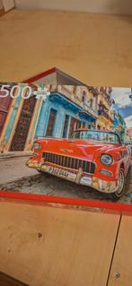Legpuzzel - Cuba Oldtimer - 500 stukjes, Ophalen of Verzenden, 500 t/m 1500 stukjes, Zo goed als nieuw, Legpuzzel