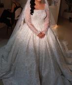 Prachtige bruidsjurk maat 42/44 verstelbaar met sluier, Kleding | Dames, Trouwkleding en Trouwaccessoires, Ophalen, Trouwjurk