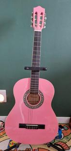 Gomez gitaar roze, Muziek en Instrumenten, Snaarinstrumenten | Gitaren | Akoestisch, Zo goed als nieuw, Ophalen