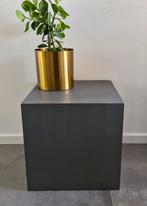 Set houten opberg kubussen/ tafeltjes mat grijs, Huis en Inrichting, Ophalen, Zo goed als nieuw