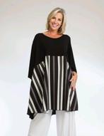 Zwart/wit gestreept A-lijn tuniek Piper AKH Maat 46/48/50, Nieuw, Ophalen of Verzenden, Blouse of Tuniek, AKH