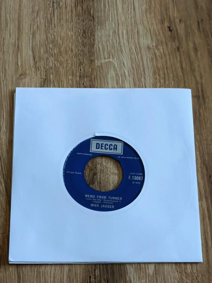 621 - Mick Jagger - UK persing, Cd's en Dvd's, Vinyl Singles, Gebruikt, Single, Pop, 7 inch, Verzenden