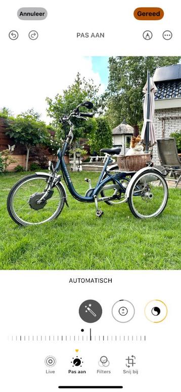 Driewielerfiets v. Raam beschikbaar voor biedingen