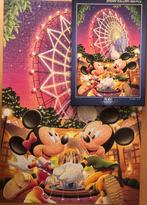 Disney puzzel 1000 stukjes Tenyo Japan Mickey Mouse Minnie, Ophalen of Verzenden, 500 t/m 1500 stukjes, Zo goed als nieuw, Legpuzzel