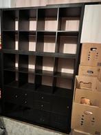 Ikea Kallax Expedit zwart, Ophalen, Zo goed als nieuw, Minder dan 150 cm, Minder dan 100 cm