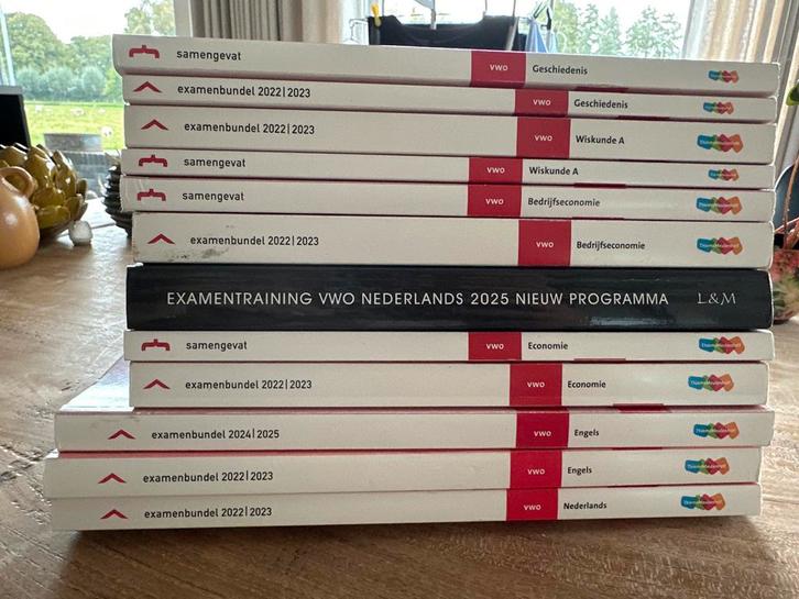 Examenbundels VWO E&M Pakket, Boeken, Studieboeken en Cursussen, Zo goed als nieuw, Niet van toepassing, Alpha, Ophalen of Verzenden