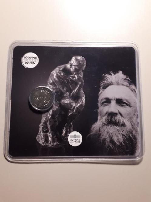 Frankrijk 2017: 2 Euro Auguste Rodin (BU, blister), Postzegels en Munten, Munten | Europa | Euromunten, 2 euro, Frankrijk, Verzenden