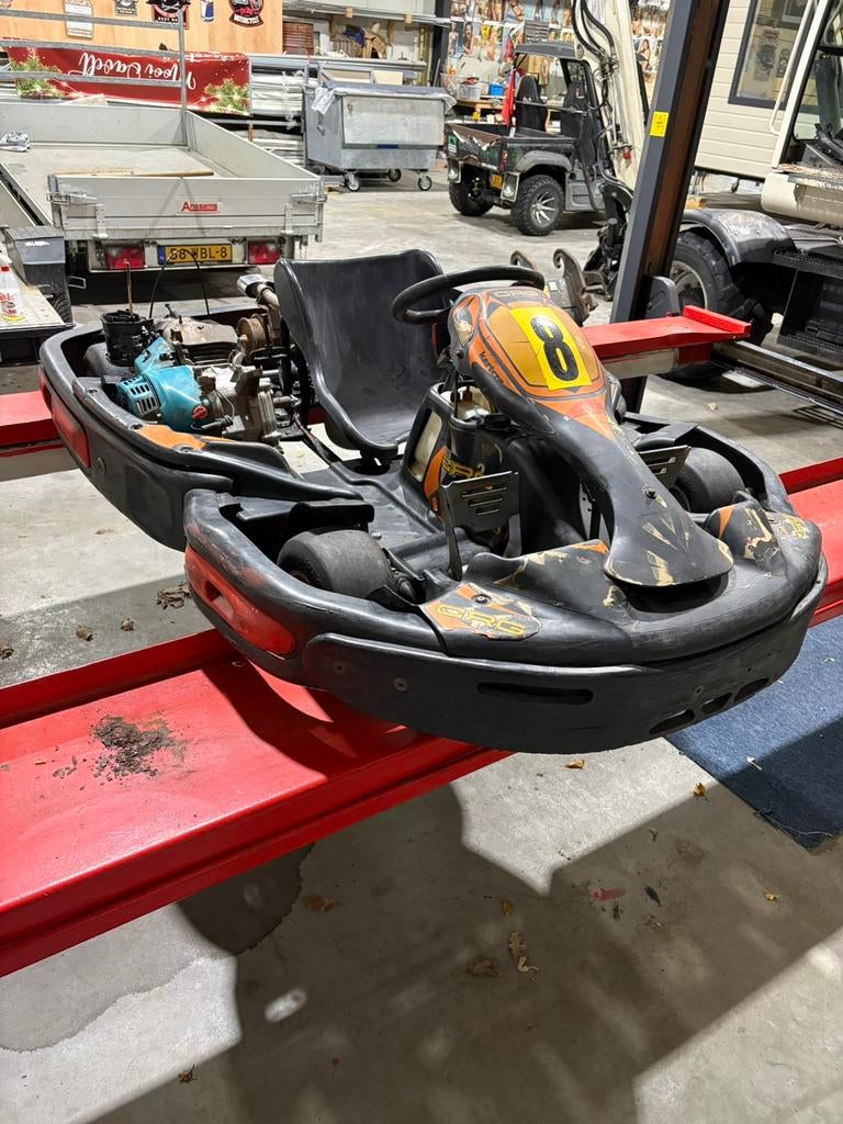 Crg kart 13hp, Sport en Fitness, Karting, Ophalen, Zo goed als nieuw, Kart