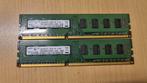 Samsung 4GB (2x2gb) PC3, Ophalen of Verzenden, Zo goed als nieuw, DDR3, Desktop
