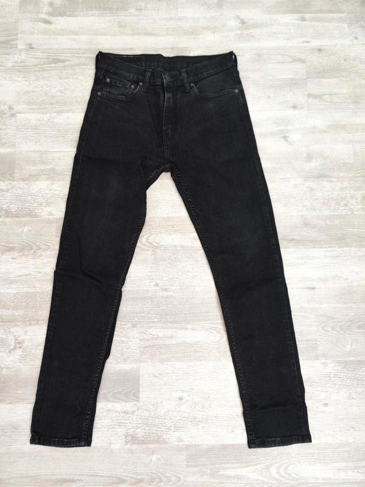 Levi’s 512 lo-ball Slim Taper Jeans – Zwart (maat 32), Kleding | Heren, Spijkerbroeken en Jeans, Zo goed als nieuw, W32 (confectie 46) of kleiner