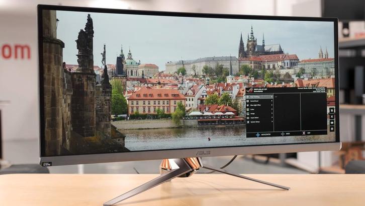 ASUS ROG Swift PG348Q Aluminium, Zwart, Computers en Software, Monitoren, Zo goed als nieuw, 61 t/m 100 Hz, DisplayPort, HDMI