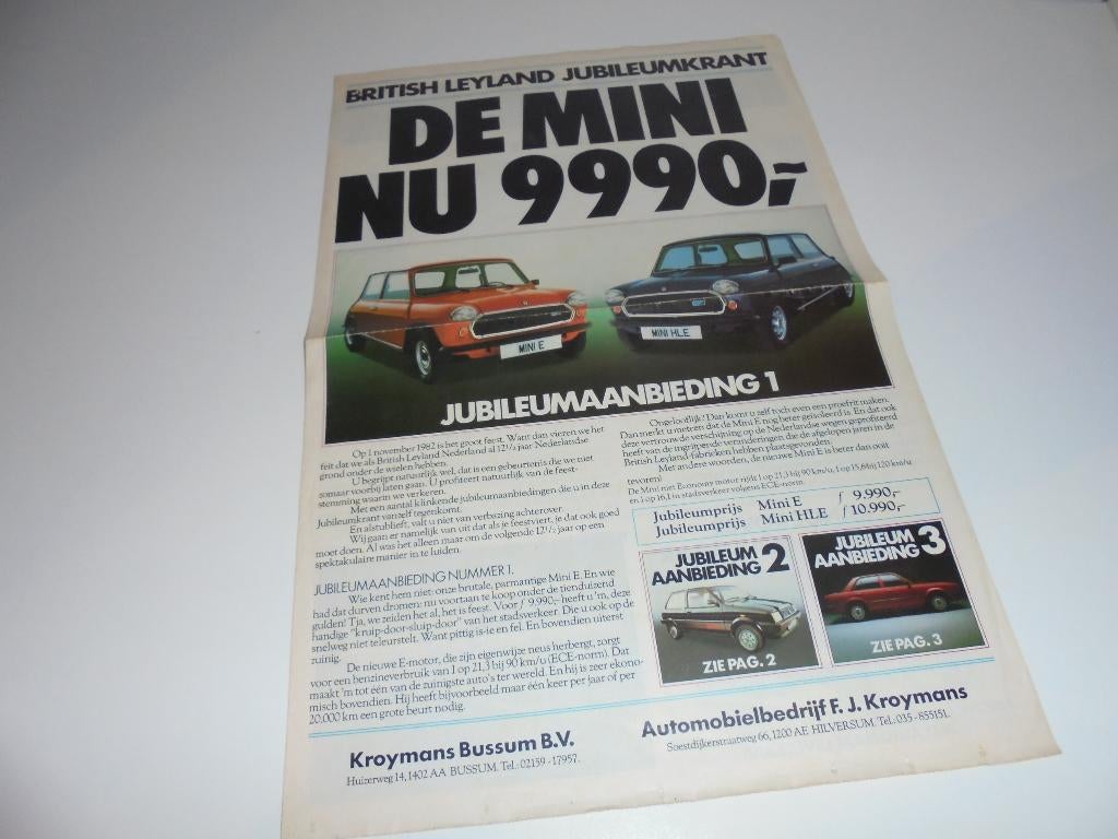 British Leyland nieuwskrant  1983, Ophalen of Verzenden, Gelezen, Overige merken