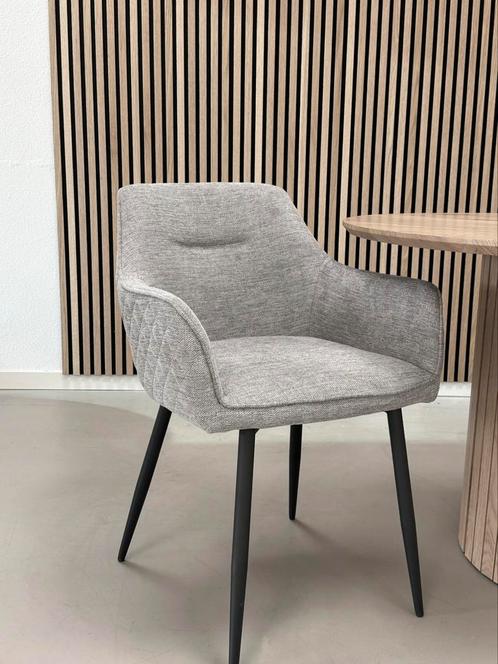 6x Grijs - Luxe eetkamerstoelen - Laatste sets, Huis en Inrichting, Stoelen, Nieuw, Vijf, Zes of meer stoelen, Grijs, Ophalen of Verzenden