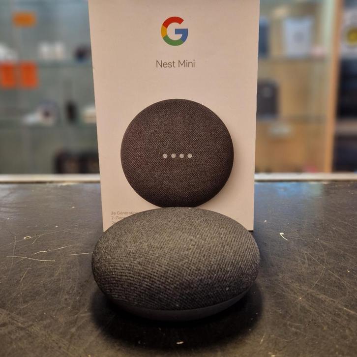 Google Nest Mini 2e Generatie Smart Speaker- In Nette Staat, Audio, Tv en Foto, Luidsprekers, Zo goed als nieuw