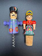 Houten Hongaarse Kurkentrekker & Flessenstop Set, Antiek en Kunst, Antiek | Keukenbenodigdheden, Ophalen of Verzenden